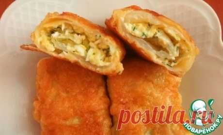 Капустные рулетики с яйцом и сыром – кулинарный рецепт