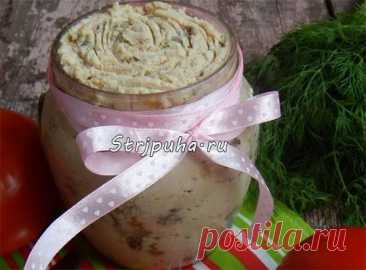 Паштет из курицы с грибами — Домашняя кулинария