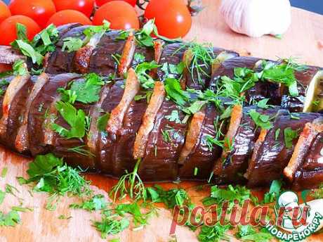 Баклажаны с салом на мангале - кулинарный рецепт