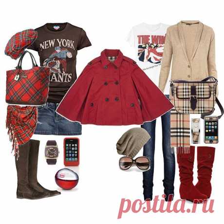 Red trenchcoat
