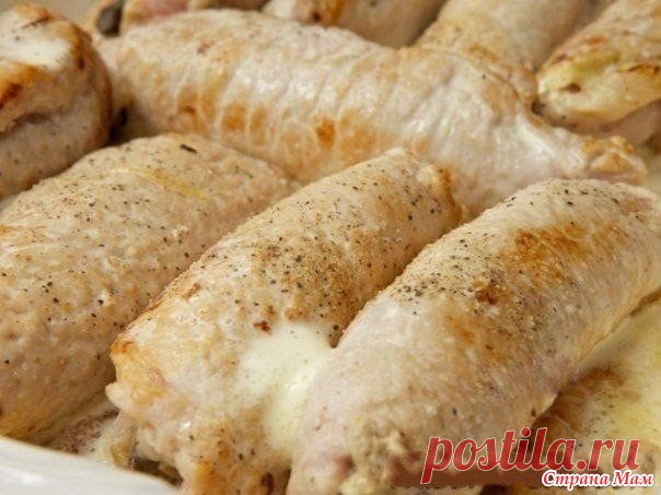 Рулетики мясные к праздничному столу.