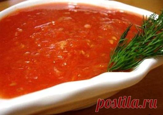 Пикантная домашняя томатная паста