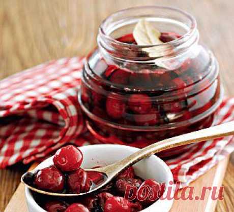 Маринованная вишня, заготовка. Пошаговый рецепт с фото