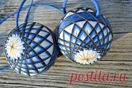 Poi Set Custom Starburst Poi Temari Flow Toy от BroiderieStitch