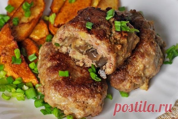 Зразы с грибами — Домашний уют