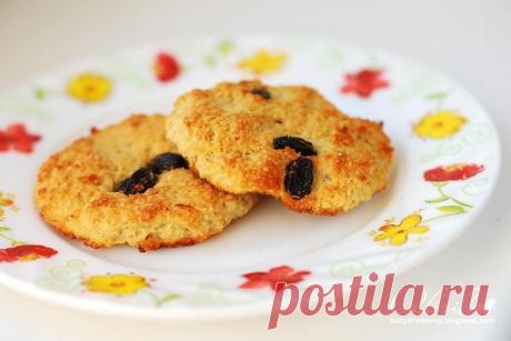 Овсяно - творожное печенье.