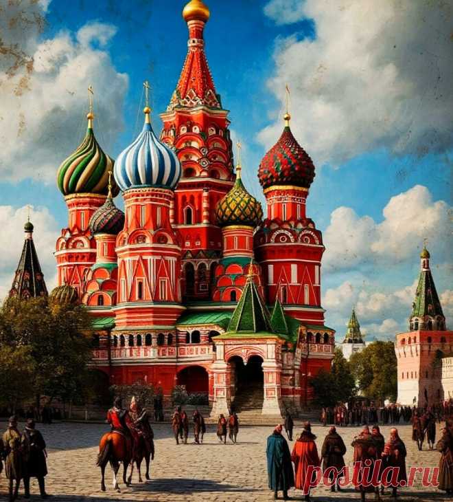 МОСКОВСКАЯ РУСЬ 17 ВЕКА (нейросеть Шедеврум).