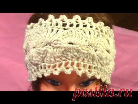 DIY Hot Crochet Headband, Tutorial, Pattern