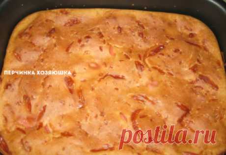 Быстрый пирог с колбасой и сыром - 2 варианта - Перчинка хозяюшка