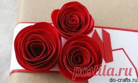 Как сделать розу из бумаги | Самоделкино
