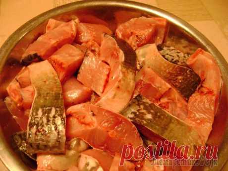 Рыбное ассорти запеченное в русской печи