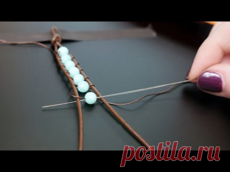 Beaded Wrap Bracelet // Becky Stern