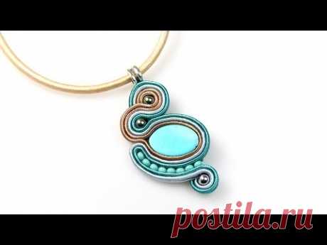 Sutasz krok po kroku - mały wisiorek soutache