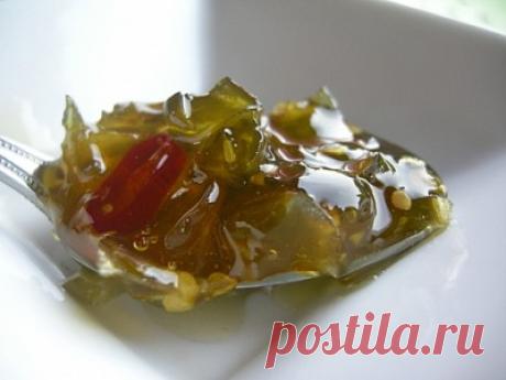 Конфитюр из зеленых помидоров с перцем чили : Помидоры