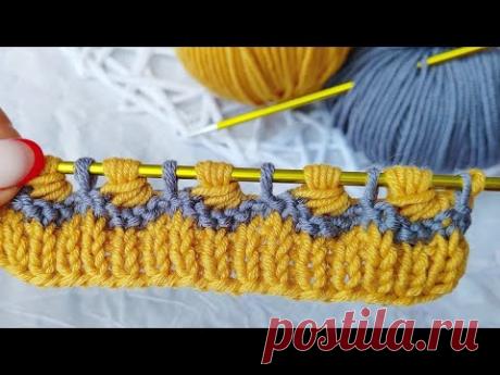 💥ДУХ ЗАХВАТЫВАЕТ! МОЙ САМЫЙ ЛЮБИМЫЙ УЗОР СПИЦАМИ!