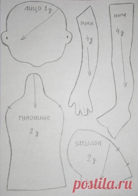 Шьём веселую куклу для девочки – Ярмарка Мастеров
