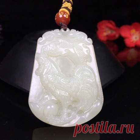 Necklaces for women Necklace pendant White mutton jade | Etsy