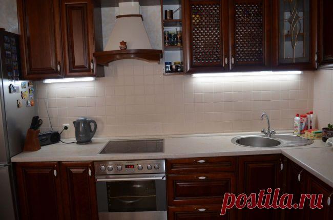 (+1) тема - Подсветка рабочей зоны, фартука, шкафов на кухне | Школа Ремонта