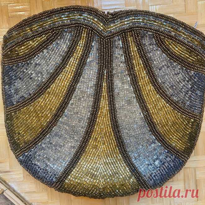Art Deco Beaded Pouch – B Curated