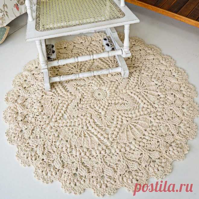 11 уютных ковров крючком. Схемы прилагаются | Вязание с Paradosik_Handmade | Дзен