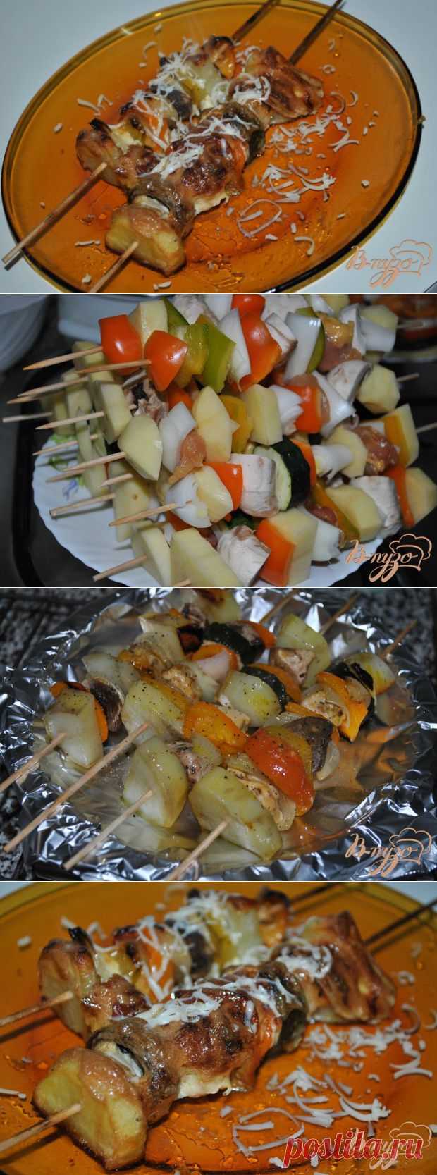 Овощные шашлычки