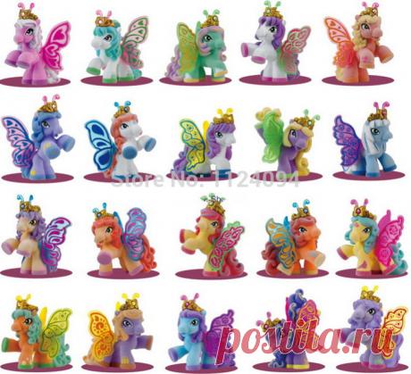 O для u simba кобылка бабочка witchy stars единорог т. д .. игрушка Маленькая Лошадь 3 СМ Мини Лошади Дети Животных Кукол Действий 10 шт./лот купить на AliExpress