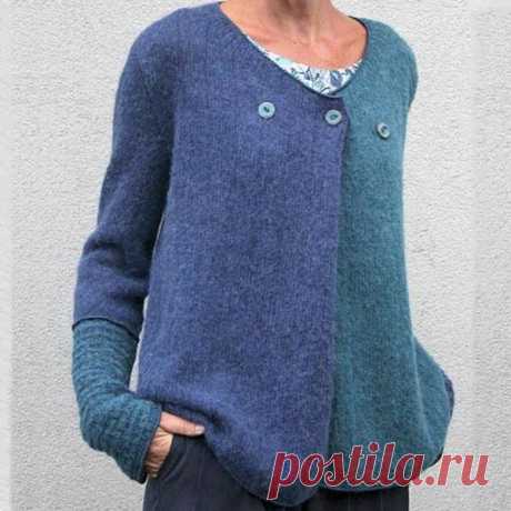 Blue Knitted Casual Sweaters Best seller at Corachic - Details: Size Bust Shoulder cm inch cm inch S 100.00 69.00 42.00 16.38 M 105.00 40.95 43.00 16.77 L 110.00 42.90 44.00 17.16 XL 115.00 44.85 45.00 17.55 2XL 120.00 46.80 46.00 17.94 3XL 125.00 48.75 47.00 18.33 4XL 130.00 50.70 48.00 18.72 5XL 135.00 52.65 49.00 19.11 Sleeve Type:Long Sleeve