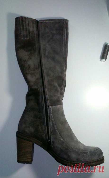 Как ушить широкое голенище сапога самостоятельно