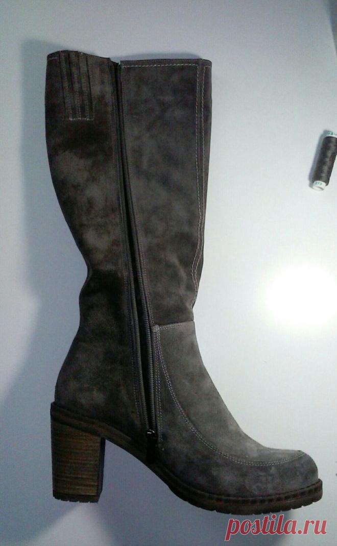 Как ушить широкое голенище сапога самостоятельно