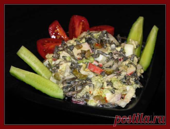 САЛАТ ИЗ МОРСКОЙ КАПУСТЫ.
