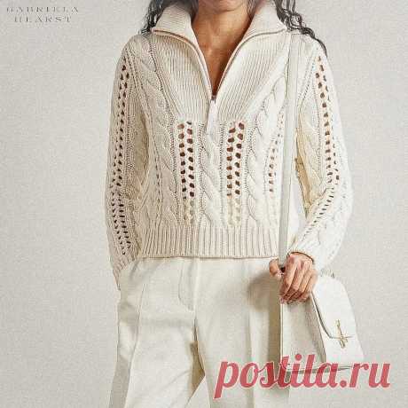 Gabriela Hearst — джемпер с воротником на молнии