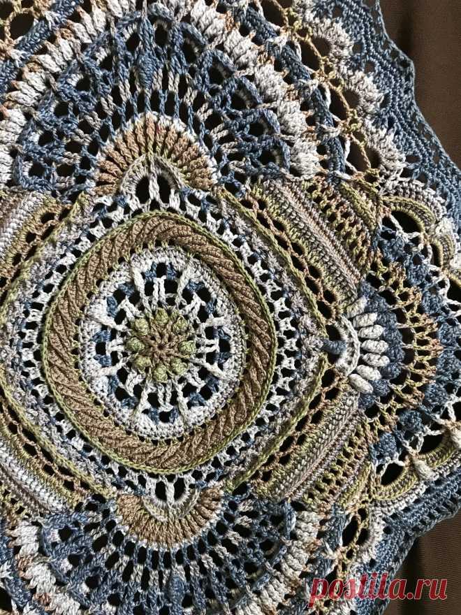 Crocheted Mandala Dress by Challenge Convention. Upcycled | Etsy