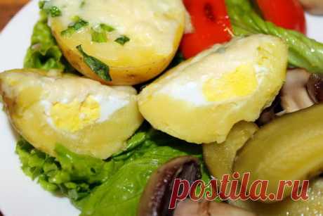 Картофельные дольки с яйцом и сыром | Домашняя кухня | Яндекс Дзен