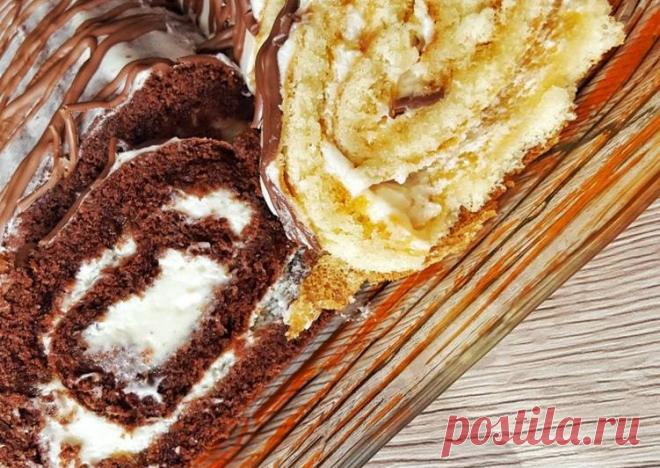(5) Бисквитный рулет по ГОСТу - пошаговый рецепт с фото. Автор рецепта Yulia Stoppel . - Cookpad