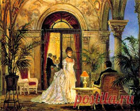 Романтизм и элегантность в картинах Alan Maley