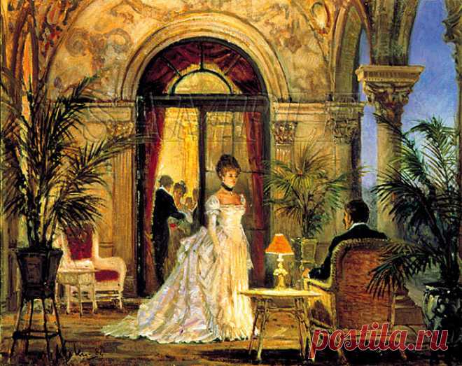 Романтизм и элегантность в картинах Alan Maley