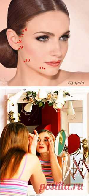 Фейслифтинг (facelifting) от Галины Дубининой: Точечный массаж для омоложения лица.