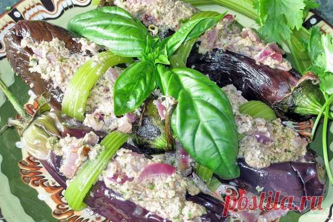 Баклажаны сациви с грецкими орехами - пошаговый кулинарный рецепт на Повар.ру