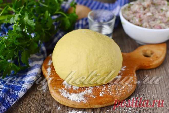 Тесто для чебуреков вкусное, хрустящее