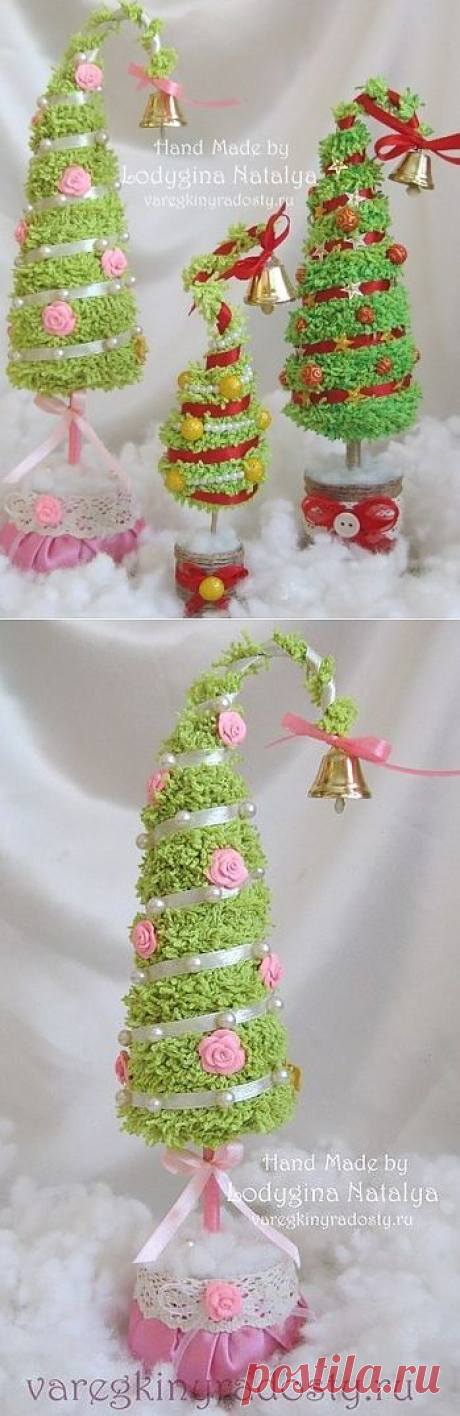 ВЕСЁЛЫЕ ЁЛОЧКИ ТВОРИМ САМИ.