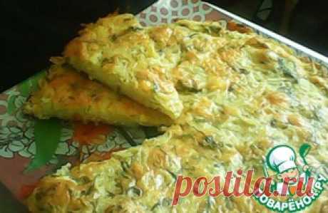 Пирог из тертого картофеля с сыром - кулинарный рецепт