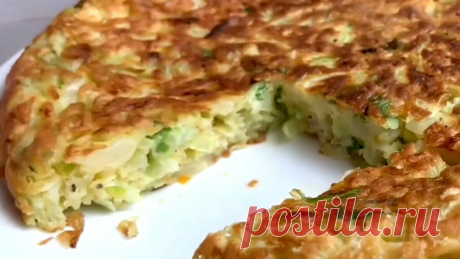 Пирог из капусты на сковороде. Рецепт корейской кухни | Людмила Плеханова Готовим вместе | Яндекс Дзен