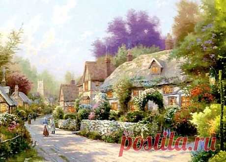 живопись Thomas Kinkade - 69 фото. Фотографии Валентин Иванов.