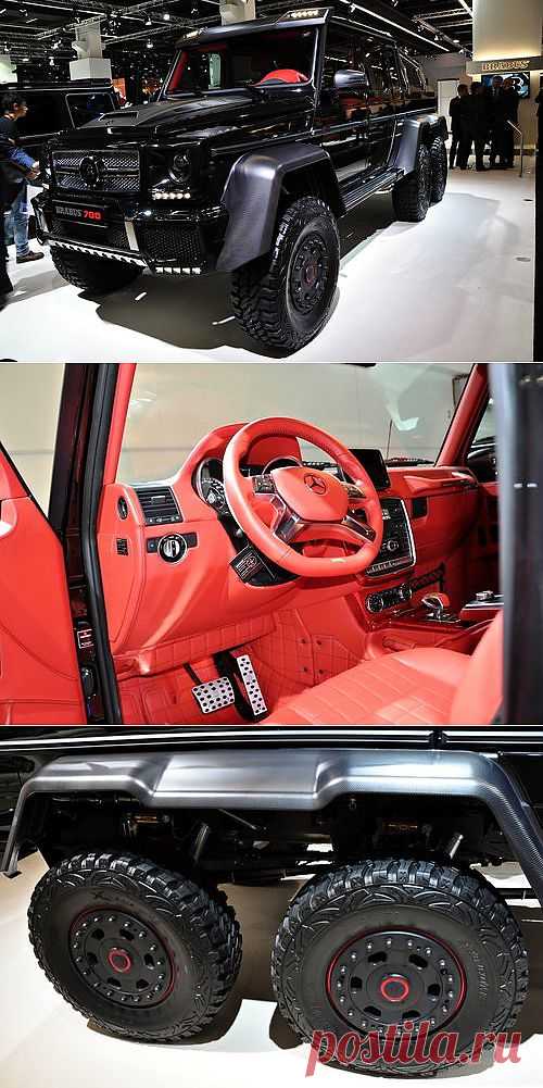 Франкфуртский автосалон 2013. Mercedes G63 AMG 6x6 V8 biturbo от Brabus. Как хорошо быть генералом.