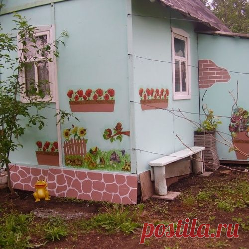 Дачный переполох или декупаж на даче