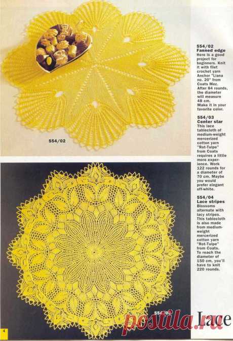 Burda special E554. Knit lace