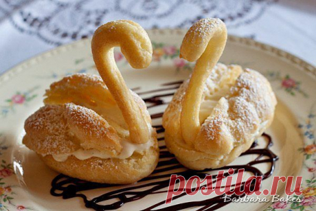 ВКУСНЯШКИ: Заварные лебеди с кремом