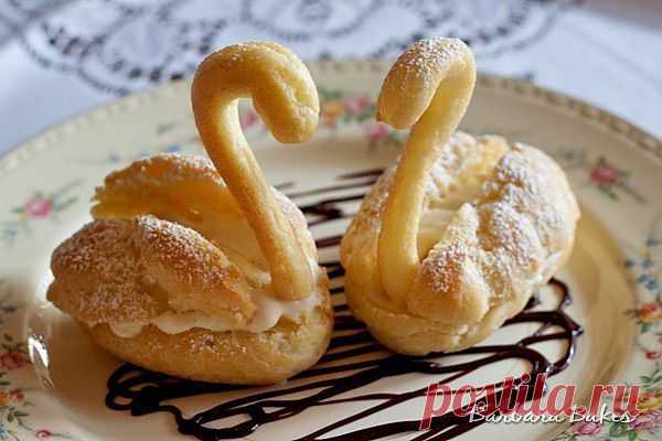 ВКУСНЯШКИ: Заварные лебеди с кремом