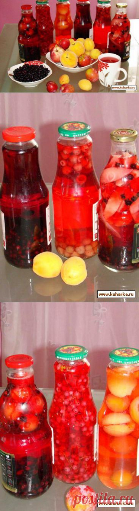 Компоты быстрого приготовления....