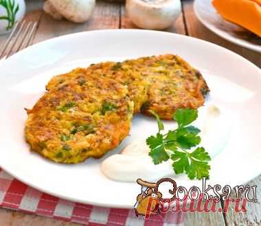 Оладьи из тыквы с грибами и сыром фото рецепт приготовления